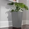 Bloem Bloem Finley 20 in. H X 11.5 in. W X 11.5 in. D Plastic Planter Cement FPS20909-6 - alternate 2